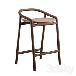 Brioni bar stool by woak 3D Models 3DSKY 