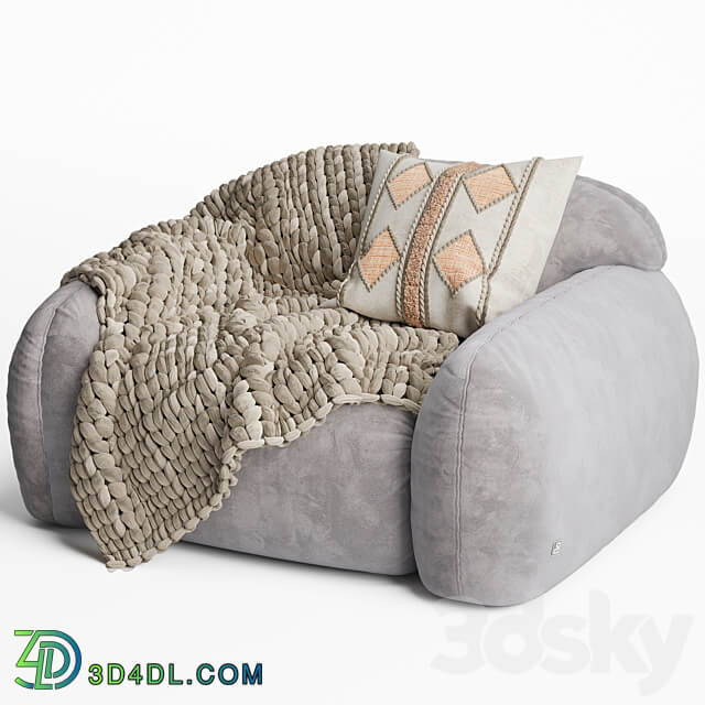 Busnelli PIUMOTTO Armchair 3D Models 3DSKY