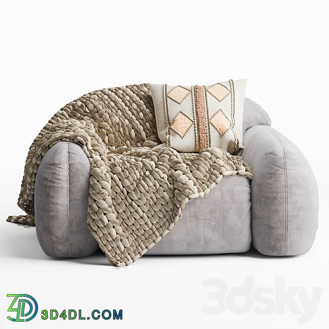 Busnelli PIUMOTTO Armchair 3D Models 3DSKY