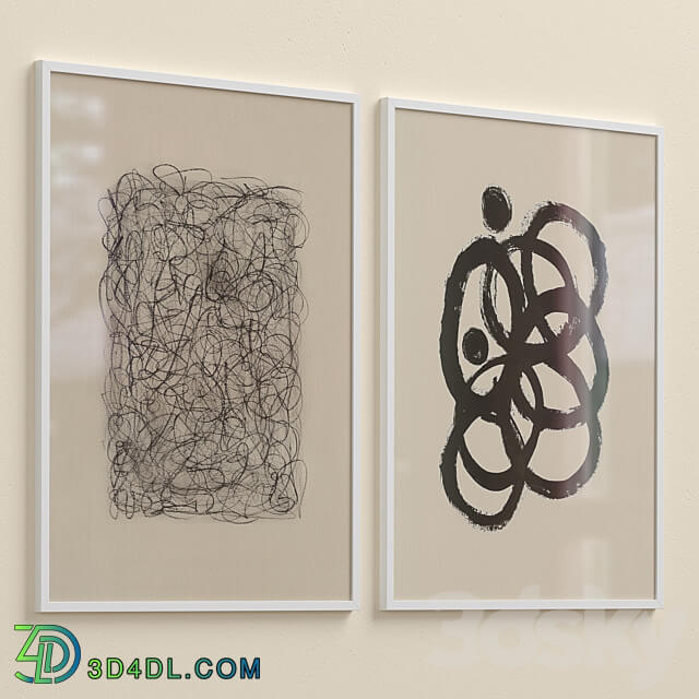 Framed Print P 534 3D Models 3DSKY