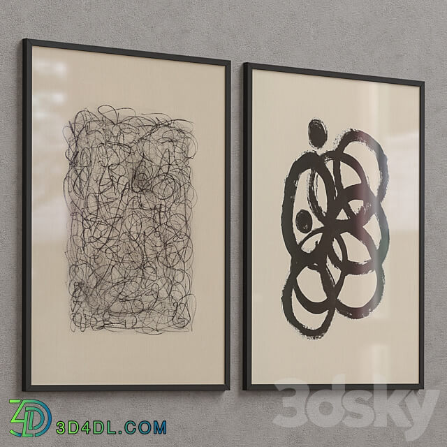 Framed Print P 534 3D Models 3DSKY