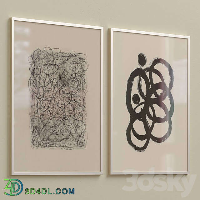 Framed Print P 534 3D Models 3DSKY