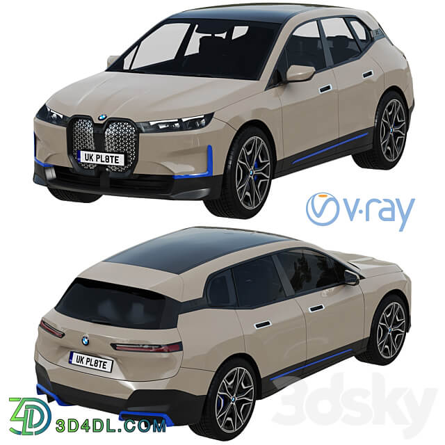 BMW IX 3D Models 3DSKY