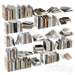 Book collection set3 3D Models 3DSKY 