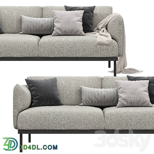 IKEA ÄPPLARYD EPPLARYD 2 seat sofa Leide 3D Models 3DSKY