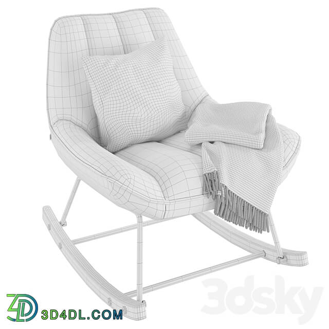 Rocking Chair Marlina 3D Models 3DSKY