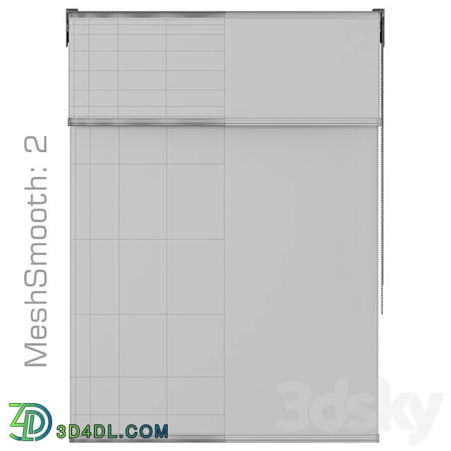 Roller Blind 83 Dual Roller Shades Blinds Direct 3D Models 3DSKY