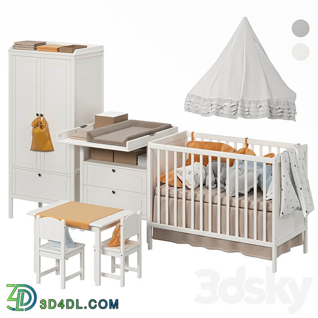 Children 39 s furniture Ikea SUNDVIK SUNDVIK 2 colors 3D Models 3DSKY