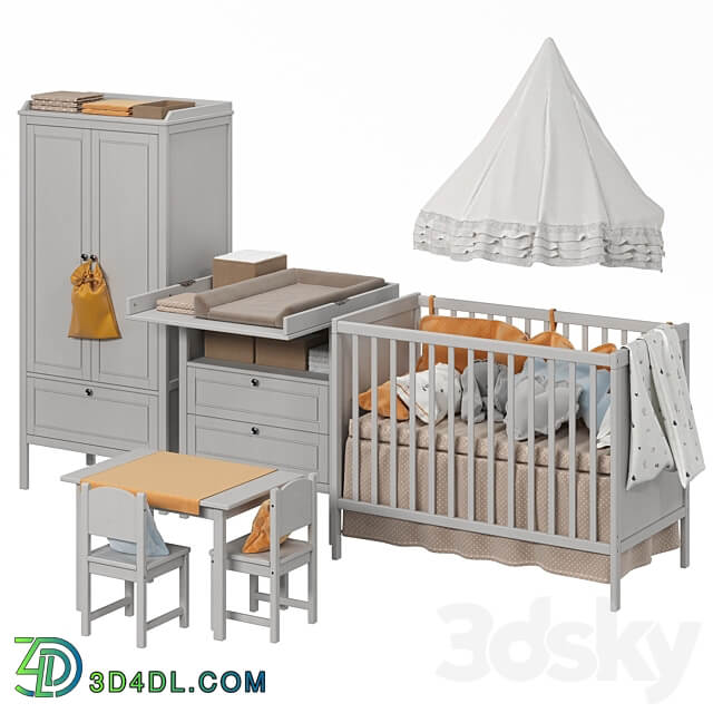 Children 39 s furniture Ikea SUNDVIK SUNDVIK 2 colors 3D Models 3DSKY