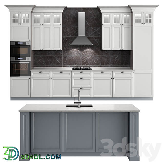 Modern Classic Kitchen Kitchen 3D Models 3DSKY