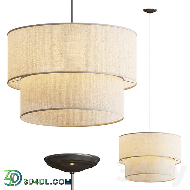 Cloth Pendant Light Pendant light 3D Models 3DSKY