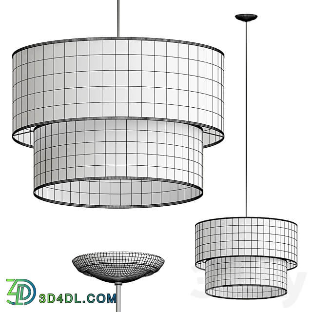 Cloth Pendant Light Pendant light 3D Models 3DSKY