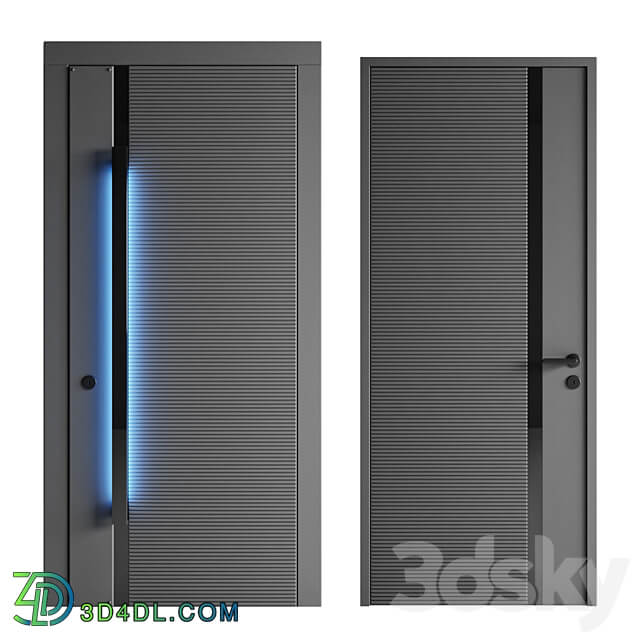 Entrance and interior door 3D Models 3DSKY