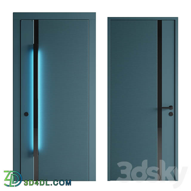 Entrance and interior door 3D Models 3DSKY