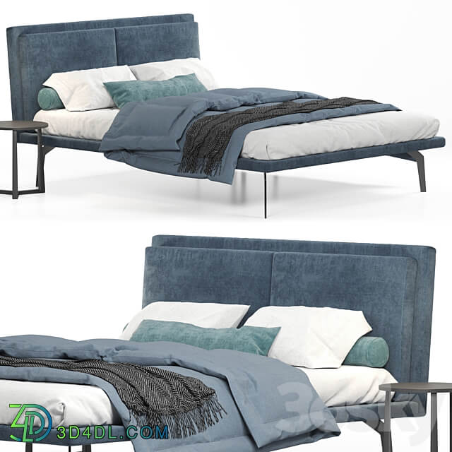 James bed by Flexteam Bed 3D Models 3DSKY