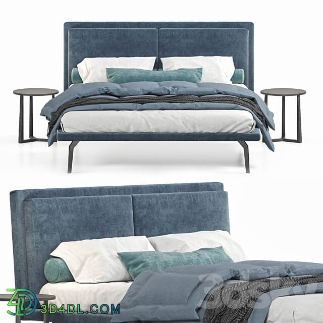 James bed by Flexteam Bed 3D Models 3DSKY