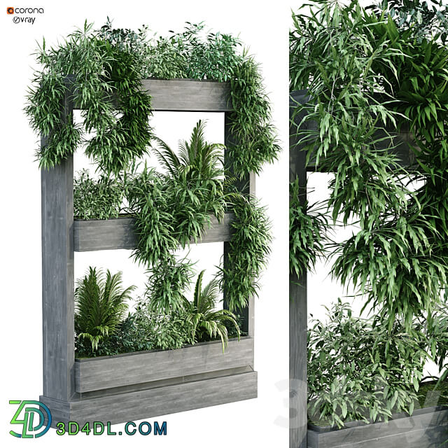 vertical plant set 191 3D Models 3DSKY