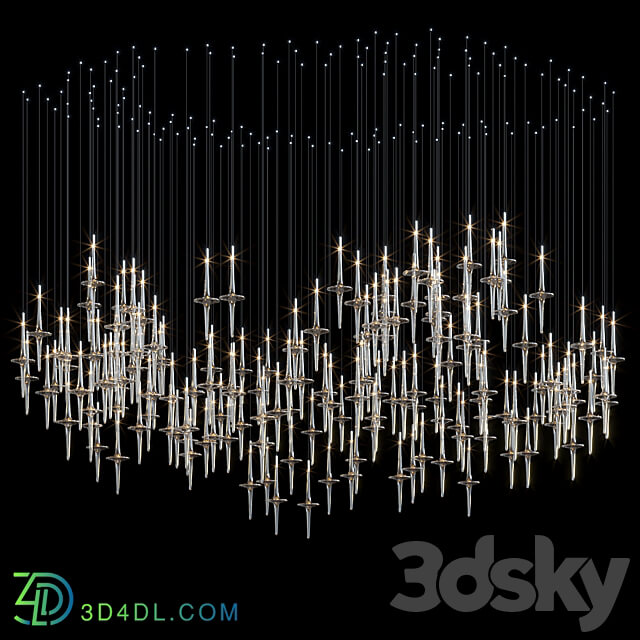 Droplight Vargov Design Spin Pendant light 3D Models 3DSKY