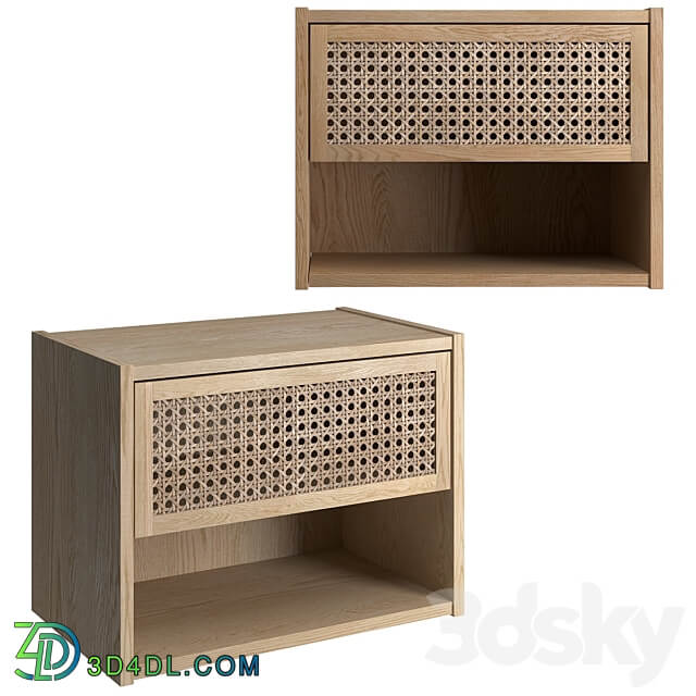 Cana Bedside Table by Bolia Sideboard Chest of drawer 3D Models 3DSKY