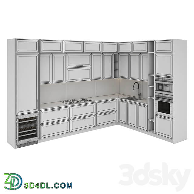 kitchen 0131 Kitchen 3D Models 3DSKY