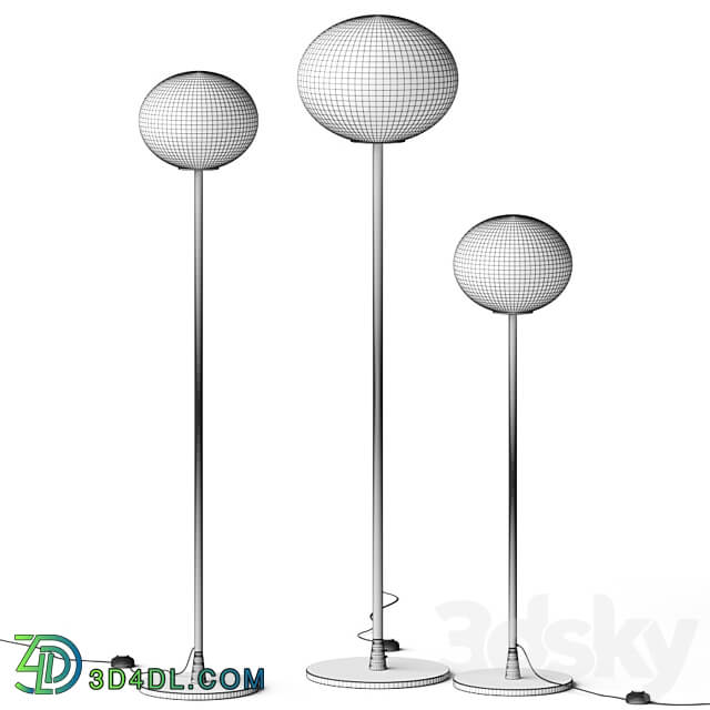 Flos Glo Ball Floor Lamp 3D Models 3DSKY