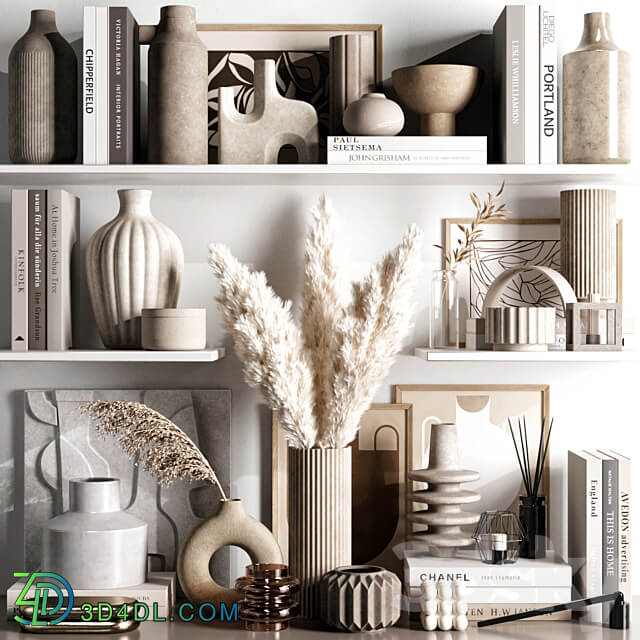 Decorative set 59 3D Models 3DSKY