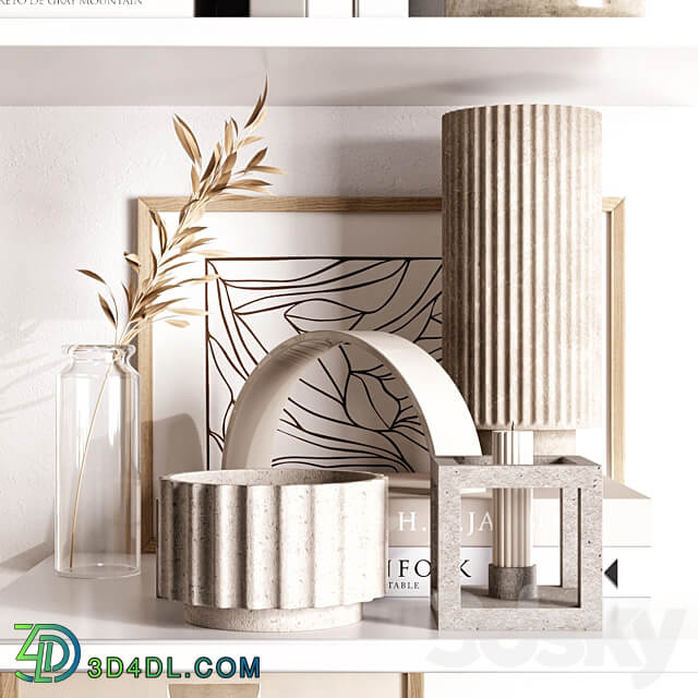 Decorative set 59 3D Models 3DSKY