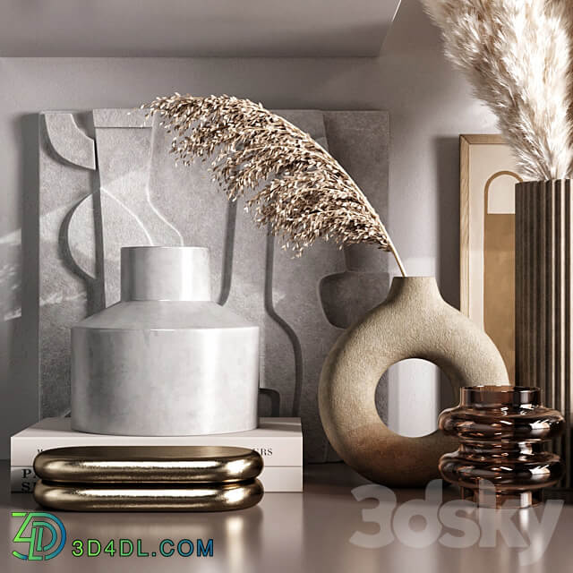 Decorative set 59 3D Models 3DSKY