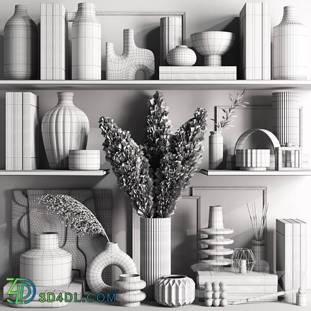 Decorative set 59 3D Models 3DSKY