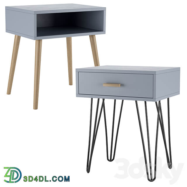 Bedside table Iwain Sideboard Chest of drawer 3D Models 3DSKY