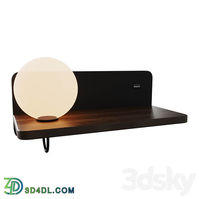 Wall lamp Lunaris 2894 1W 3D Models 3DSKY