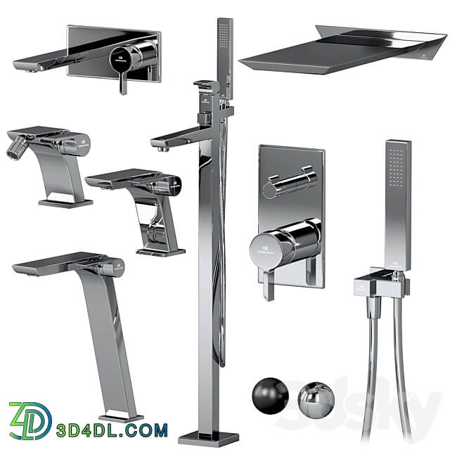 Faucets and shower sets Noken OXO set Faucet 3D Models 3DSKY