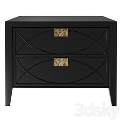 BEDROOM BLACK Sideboard Chest of drawer 3D Models 3DSKY 