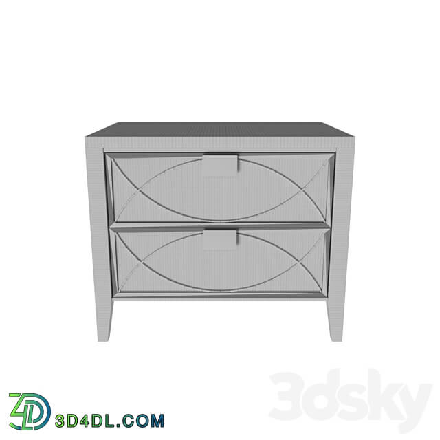 BEDROOM BLACK Sideboard Chest of drawer 3D Models 3DSKY