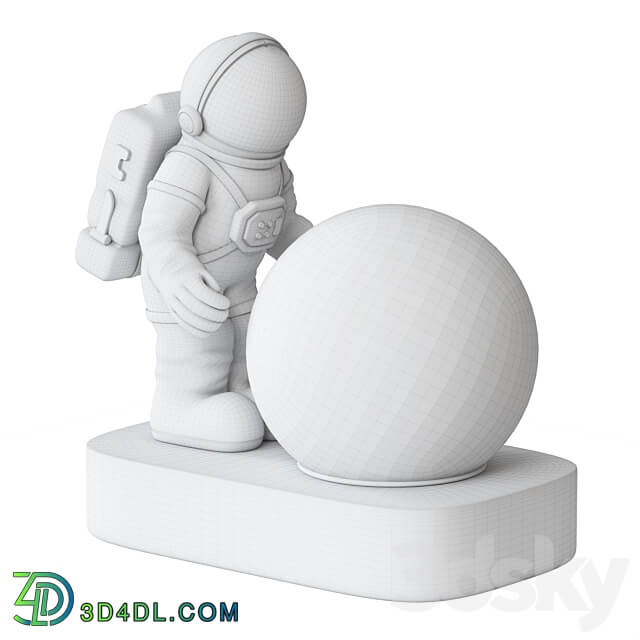 Astronaut lamp Other decorative objects 3D Models 3DSKY