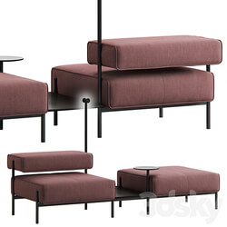 Lucy Sofa by OFFECCT 3D Models 3DSKY 