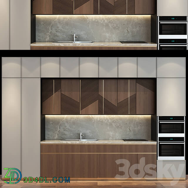 Kitchen set 72 Kitchen 3D Models 3DSKY