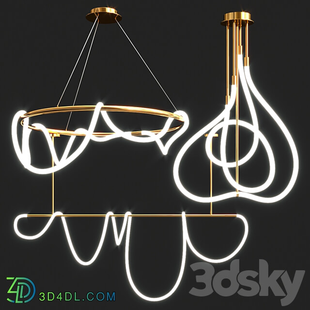 GLORIFY Chandeliers Pendant light 3D Models 3DSKY