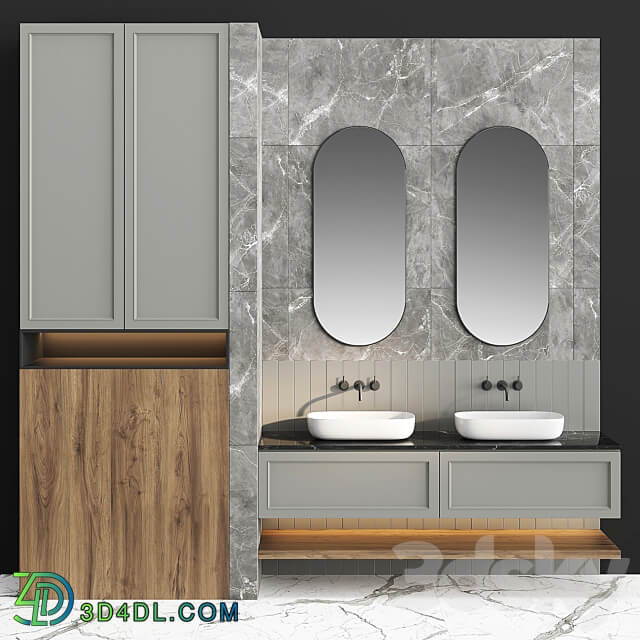 Bathroom Set BS35 3D Models 3DSKY