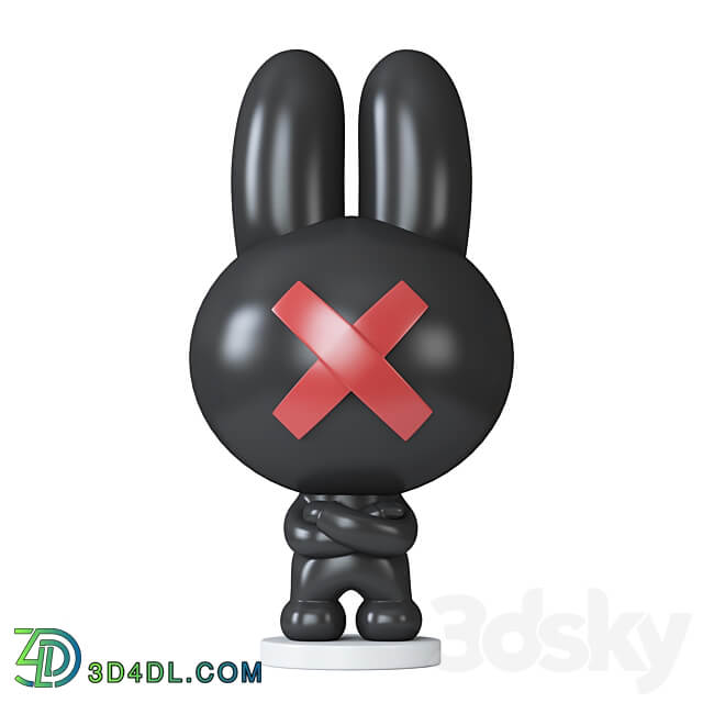 The rabbit sculpture 3D Models 3DSKY