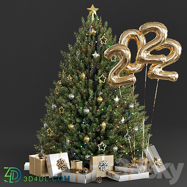 Christmas tree 3D Models 3DSKY