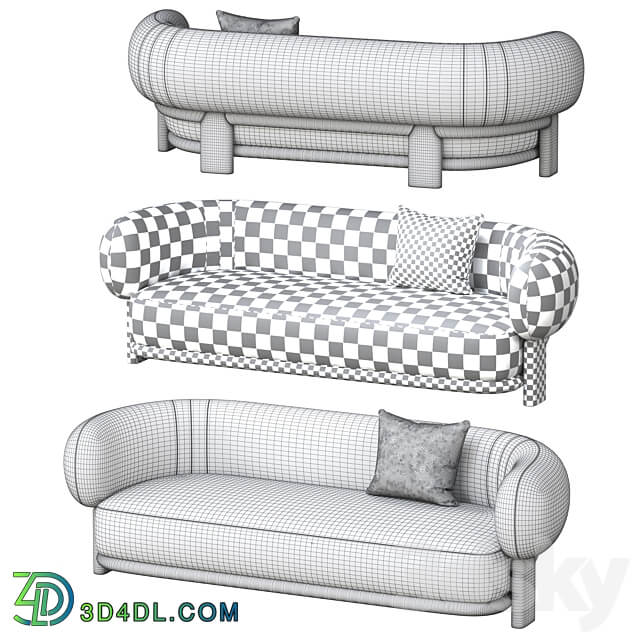 Bol Sofa By HC28 Cosmo 3D Models 3DSKY