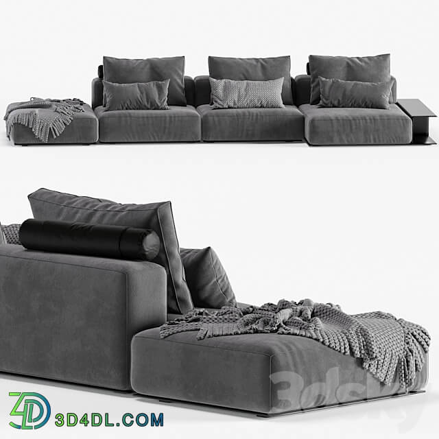 Westside Sofa Poliform 3D Models 3DSKY