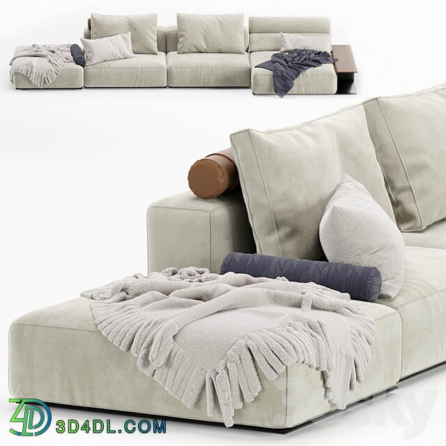 Westside Sofa Poliform 3D Models 3DSKY