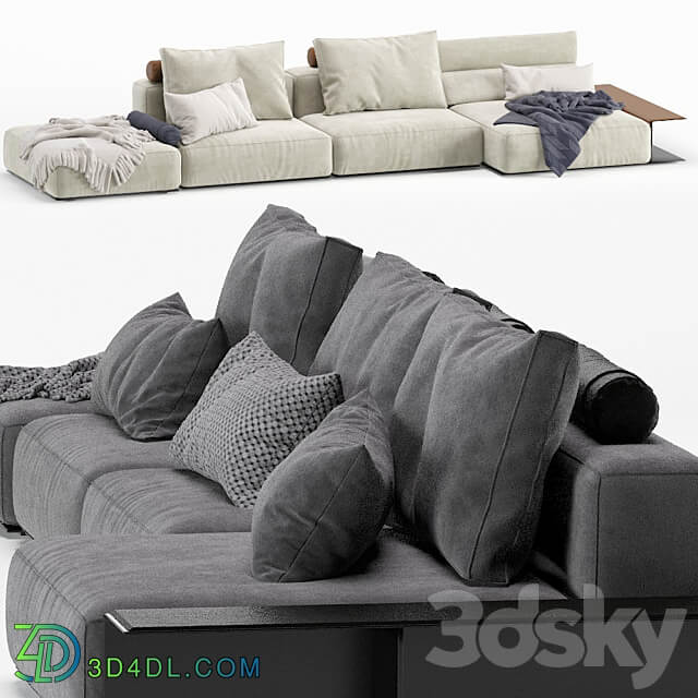 Westside Sofa Poliform 3D Models 3DSKY