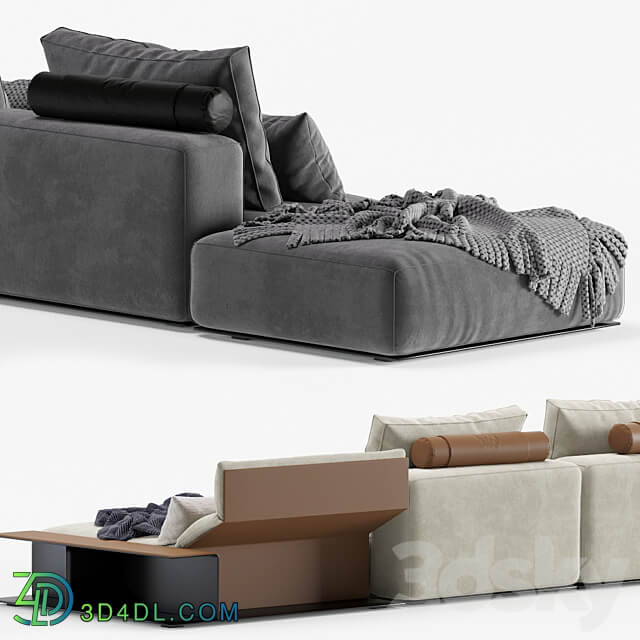 Westside Sofa Poliform 3D Models 3DSKY