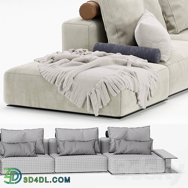 Westside Sofa Poliform 3D Models 3DSKY