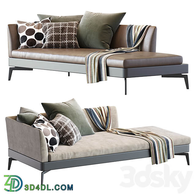 Feel Good Chaiselongue Flexform 3D Models 3DSKY