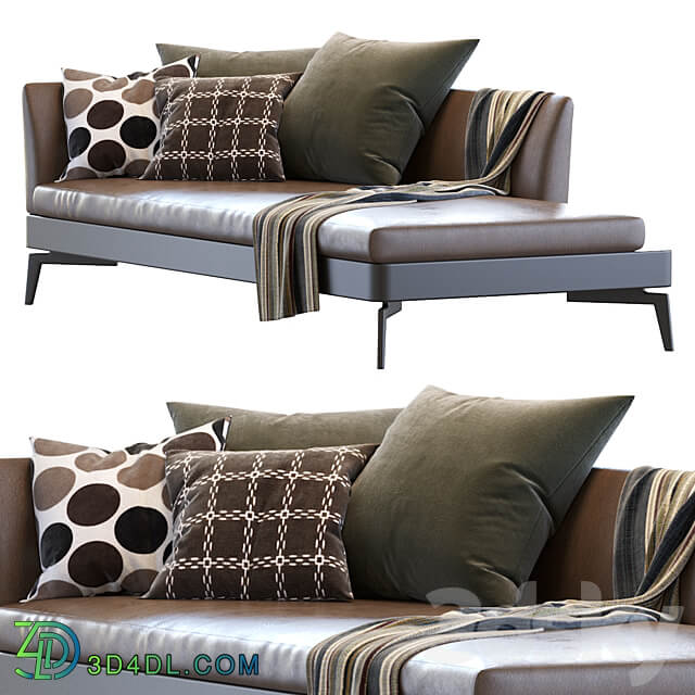 Feel Good Chaiselongue Flexform 3D Models 3DSKY