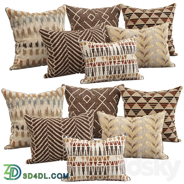 Decorative pillows 106 3D Models 3DSKY